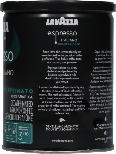 LavAzza Espresso Decaffeinated Medium Roast Ground Coffee Perspective: right