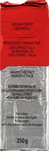 LavAzza Qualita Rossa Ground Coffee Perspective: right