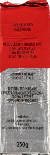 LavAzza Qualita Rossa Medium Roast Ground Coffee Perspective: right