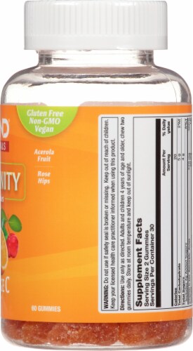 Zand® Orange C Immune Booster Gummies Perspective: right