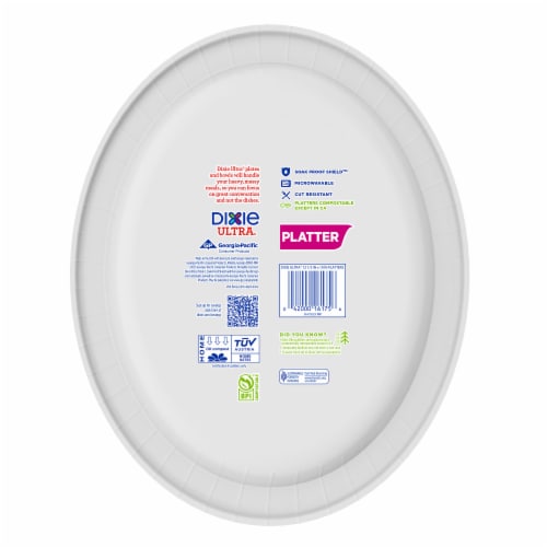 Dixie Ultra® Paper Platters Perspective: right