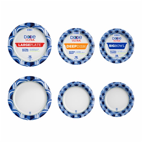 Dixie Ultra® Extra Large Paper Bowls 34 Ounce Disposable Bowl Perspective: right