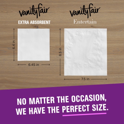 Vanity Fair® Extra Absorbent Paper Napkins