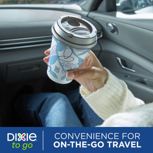 Dixie To Go Disposable Hot Cups & Lids - 12oz : Target