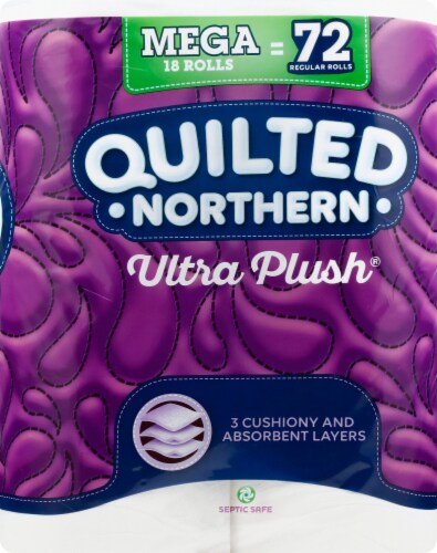Quilted Northern Ultra Plush Mega Rolls Bath Tissue Perspective: right