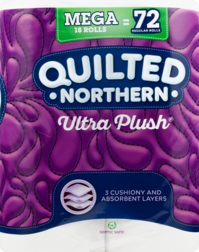 Quilted Northern Ultra Soft & Strong Unscented Toilet Paper, 18 rolls -  Harris Teeter