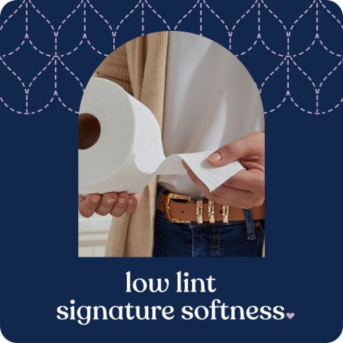 Quilted Northern® Ultra Plush Toilet Paper Super Mega Rolls Perspective: right
