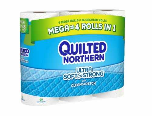 Quilted Northern Toilet Paper Bath Tissue Perspective: right