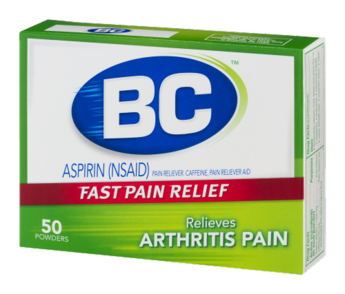 BC™ Arthritis Pain Relief Aspirin Powder Perspective: right