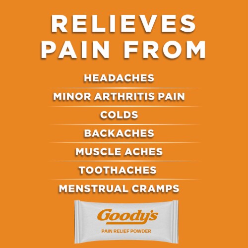 Goody's Cool Orange Pain Relief Powders Perspective: right