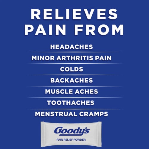 Goody's Extra Strength Headache Pain Relief Powders Perspective: right