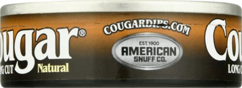 American Snuff Co. Cougar® Natural Long Cut Perspective: right