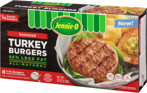 Jennie-O Seasoned Turkey Burgers Perspective: right
