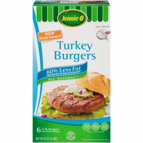 Jennie-O Turkey Burgers Perspective: right