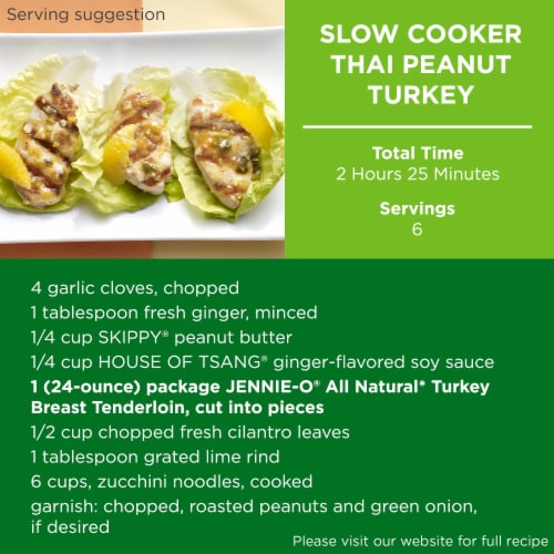Jennie-O® All-Natural Turkey Breast Tenderloin - 24 Oz Perspective: right