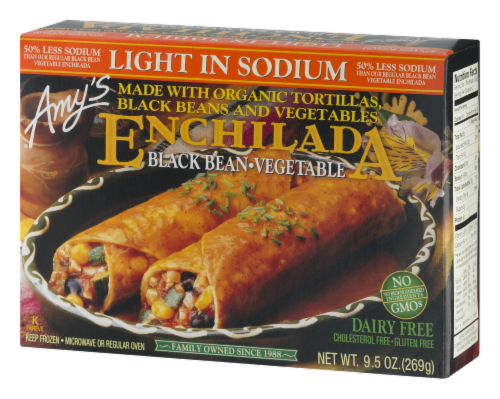 Amy's Black Bean & Vegetable Enchilada Perspective: right