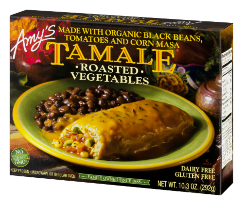 Amy's Roasted Vegetables Tamale Perspective: right