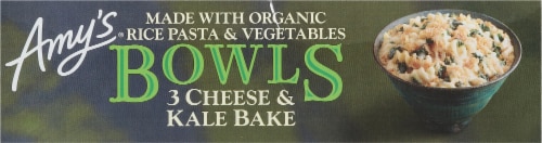 Amy's® Gluten Free 3 Cheese & Kale Bake Bowls Frozen Meal Perspective: right
