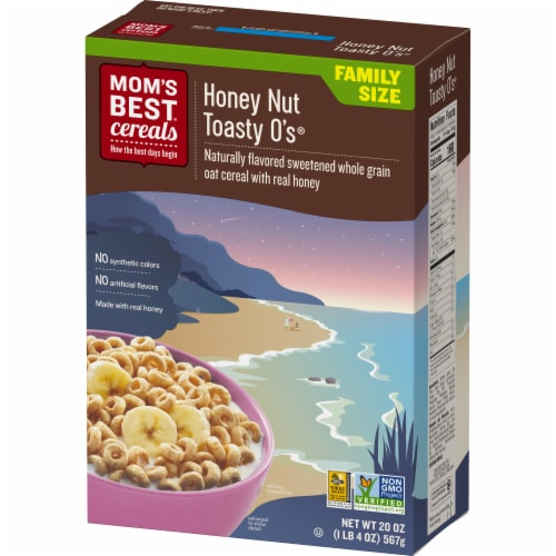 Mom's Best® Honey Nut Toasty O's® Cereal Perspective: right