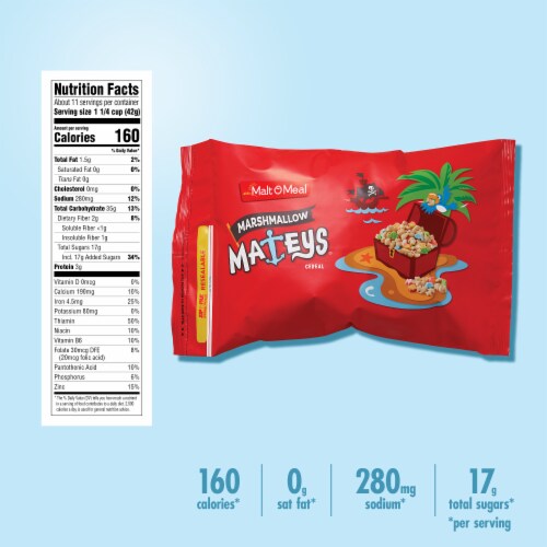 Malt-O-Meal® Marshmallow Mateys® Cereal Perspective: right