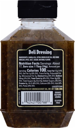 Boar's Head Deli Dressing Perspective: right