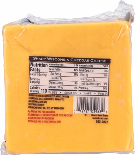 Boar’s Head Sharp Wisconsin Cheddar Cheese
