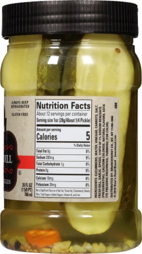 Boar's Head Kosher Dill Half Cut Pickles Perspective: right