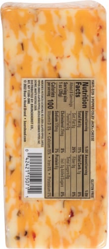 Boar’s Head Three Pepper Colby Jack Cheese Perspective: right