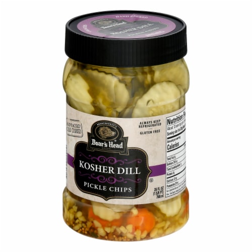 Boar’s Head® Kosher Dill Pickle Chips Perspective: right