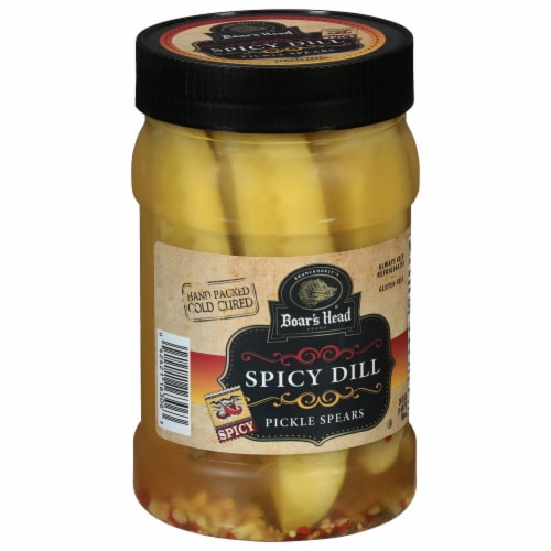 Boar's Head Spicy Dill Pickle Spears Perspective: right