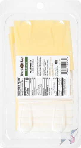 Boar's Head Organic Aged White Cheddar Cheese Perspective: right