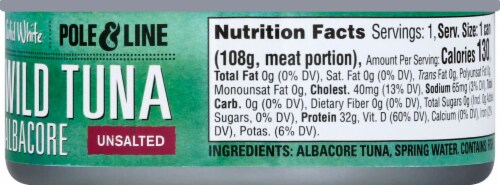 Natural Sea Solid White Albacore Tuna Perspective: right