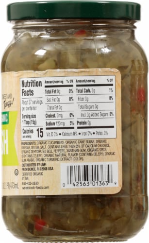 Woodstock® Farms Organic Sweet Relish Perspective: right