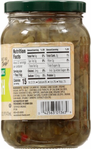 Woodstock® Farms Organic Sweet Relish Perspective: right