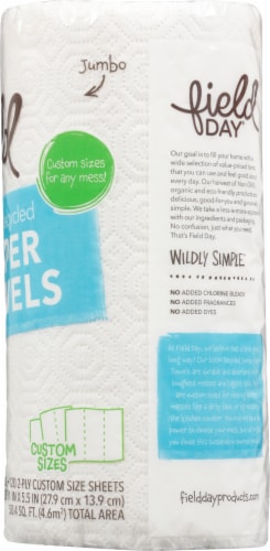 Field Day® 100% Recycled Jumbo Paper Towel Rolls Perspective: right