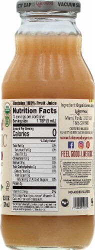 Lakewood Organic Pure Lemon Juice 32 fl oz Pack of 2