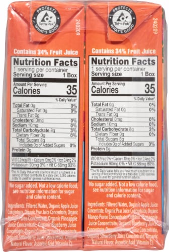 Lakewood® Littles Organic Tropical Punch Juice Boxes Perspective: right