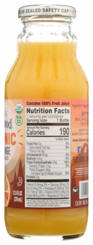 Lakewood Organic Pure Orange Fruit Juice Perspective: right