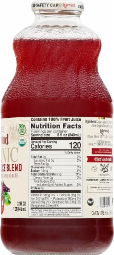 Lakewood Organic Cranberry Blend Juice Perspective: right