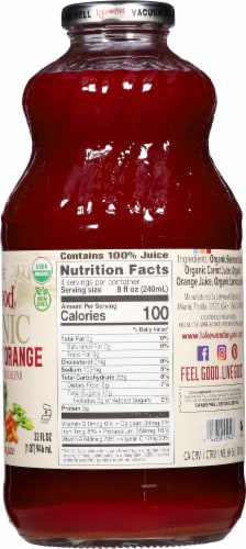 Lakewood® Organics Beet Orange Carrot Juice Perspective: right