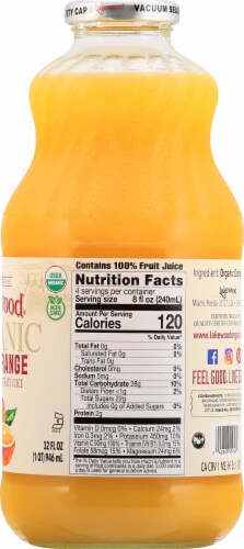 Lakewood Organic Fresh Pressed Pure Orange Juice Perspective: right