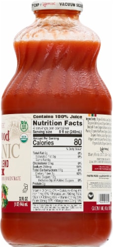 Lakewood Organic Super Veggie Juice Perspective: right