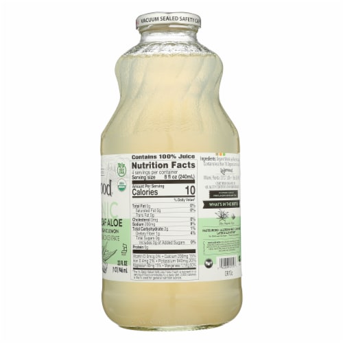 Lakewood Organic Pure Whole Leaf Aloe Juice Perspective: right