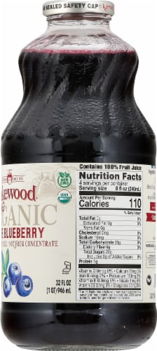 Lakewood Organic Pure Blueberry Juice Perspective: right