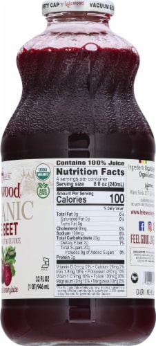 Lakewood Organic Super Beet Juice Perspective: right