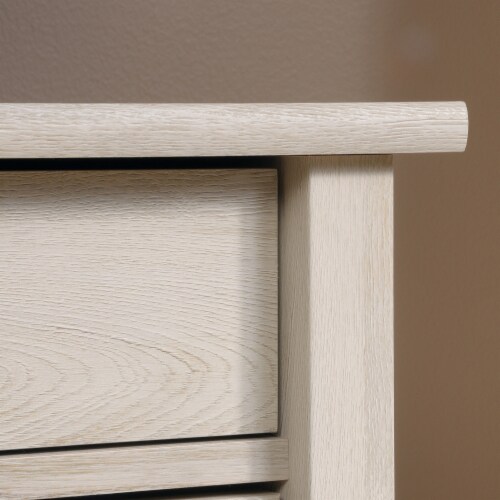 Sauder Edge Water Engineered Wood 2-Door Chest in Chalked Chestnut Perspective: right
