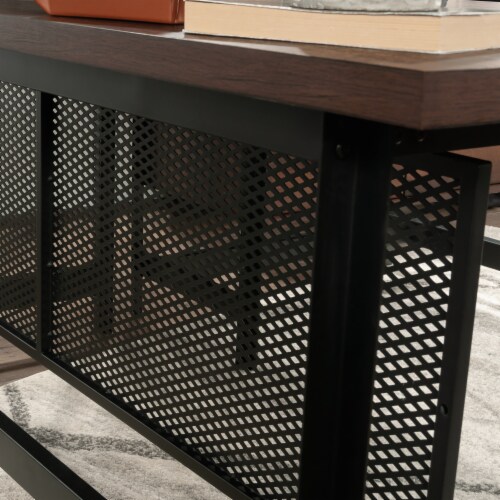 Sauder Briarbrook® L-Shaped Computer Desk in Barrel Oak Perspective: right