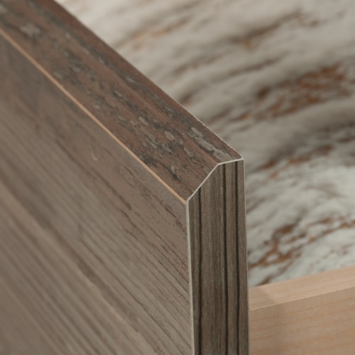Sauder Summit Station ® Wardrobe/Armoire with Storage in Pebble Pine Perspective: right