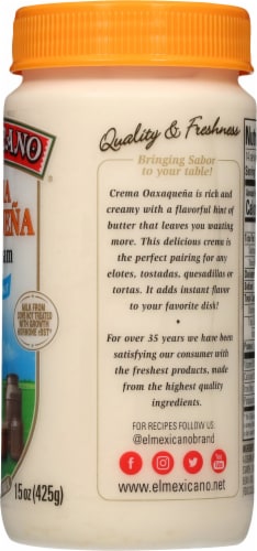 El Mexicano® Crema Oaxaquena Sour Cream Perspective: right