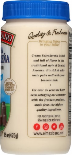 El Mexicano® Crema Salvadorena Sour Cream Perspective: right